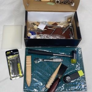Home 100% Leather working DYI Professional project make leather goods new kit